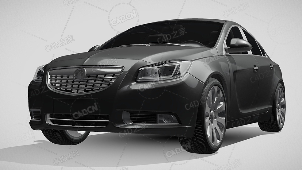 沃克斯豪尔徽章掀背车2009-2013款C4D汽车模型下载 - C4D之家 - 878.jpg
