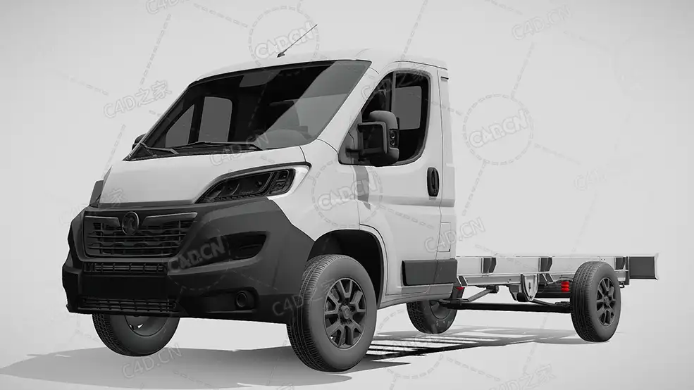 沃克斯豪尔movano板车卡车货车运输车辆汽车2022款C4D汽车模型下载