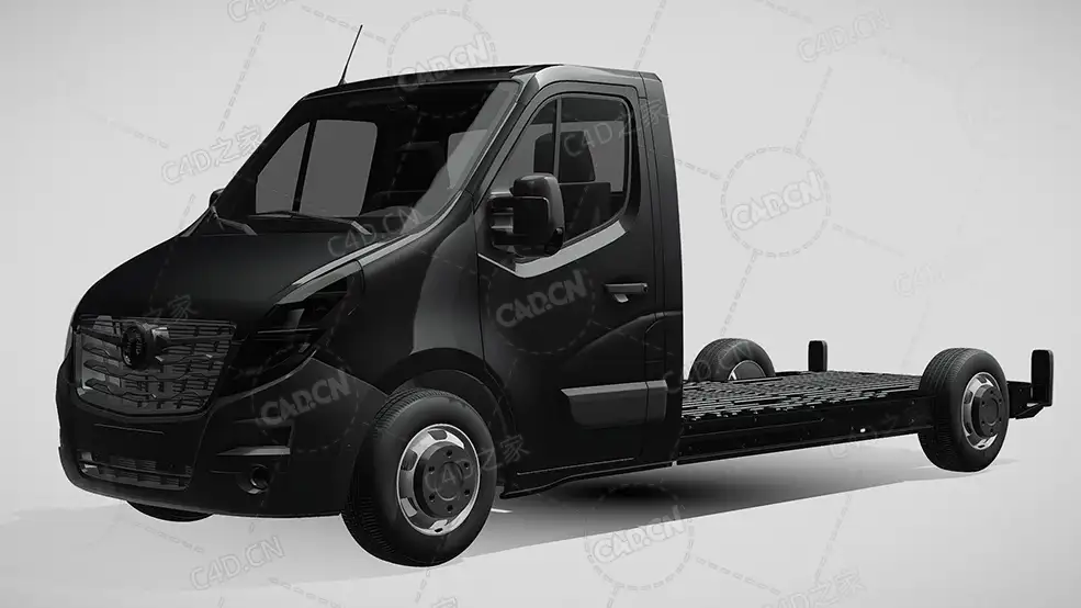 沃克斯豪尔movano板车卡车货车运输车辆汽车2021款C4D汽车模型下载