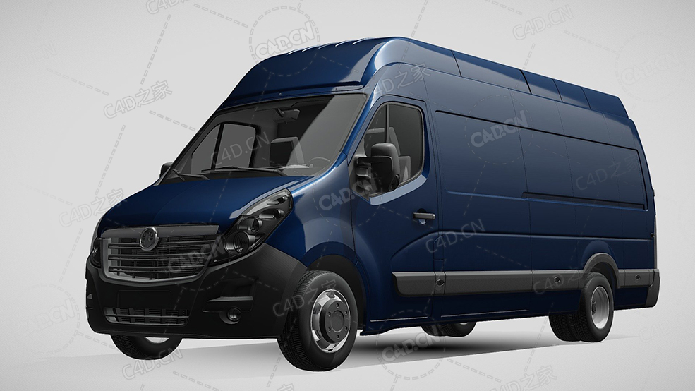 沃克斯豪尔movano封闭车厢面包车货车2016款C4D汽车模型下载 - C4D之家 - 902.jpg