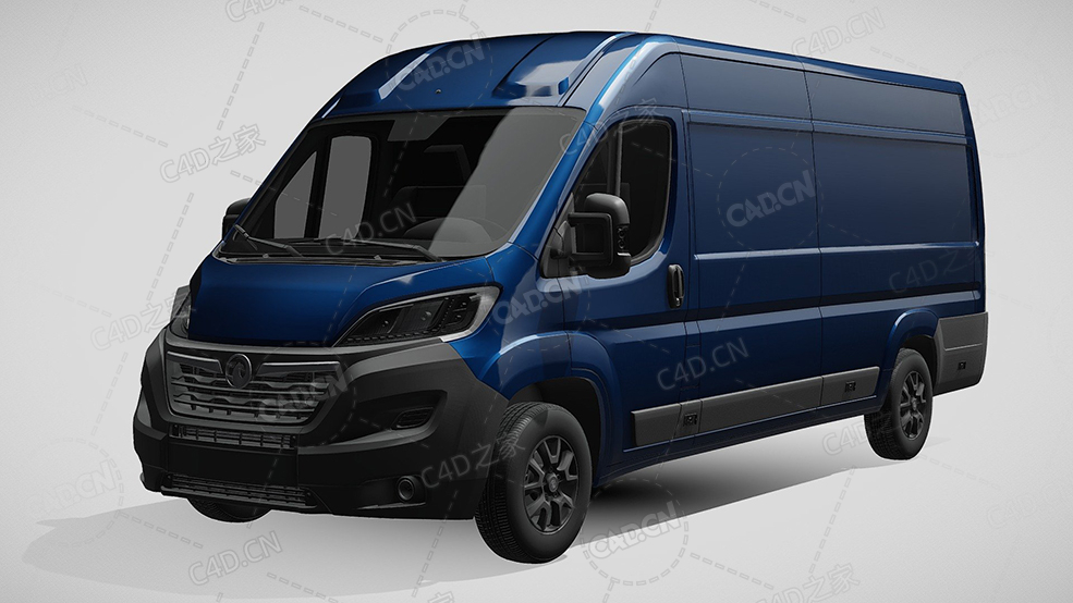 沃克斯豪尔movano封闭车厢面包车货车2022款C4D汽车模型下载 - C4D之家 - 909.jpg