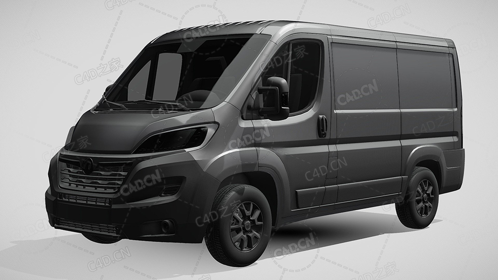沃克斯豪尔movano封闭车厢面包车货车2022款C4D汽车模型下载 - C4D之家 - 903.jpg