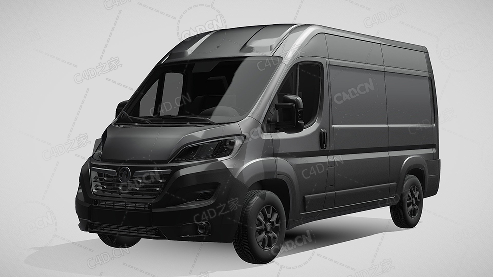 沃克斯豪尔movano封闭车厢面包车货车2022款C4D汽车模型下载 - C4D之家 - 906.jpg