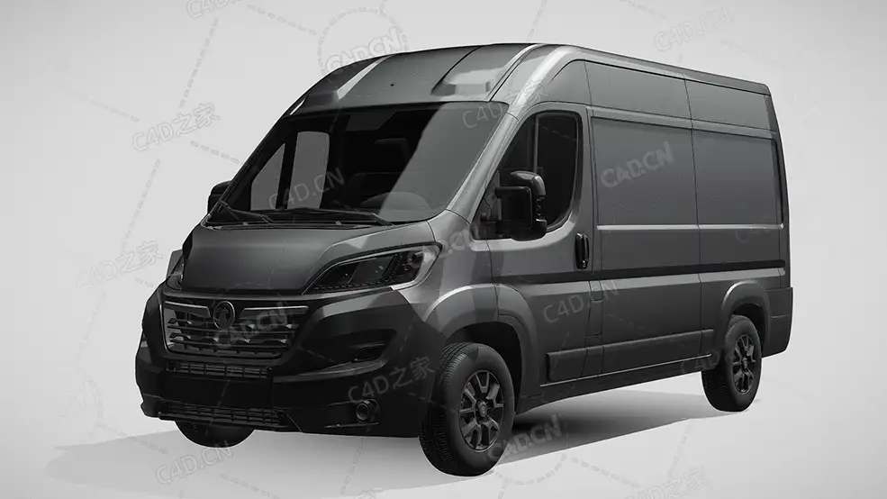 沃克斯豪尔movano封闭车厢面包车货车2022款C4D汽车模型下载 - C4D之家 - 906.jpg