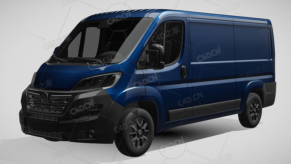 沃克斯豪尔movano封闭车厢面包车货车2022款C4D汽车模型下载 - C4D之家 - 905.jpg