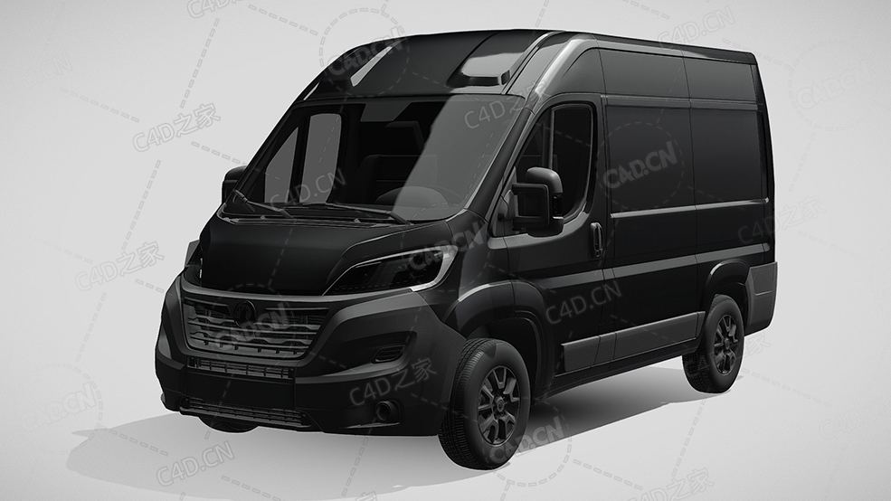 沃克斯豪尔movano封闭车厢面包车货车2022款C4D汽车模型下载 - C4D之家 - 904.jpg