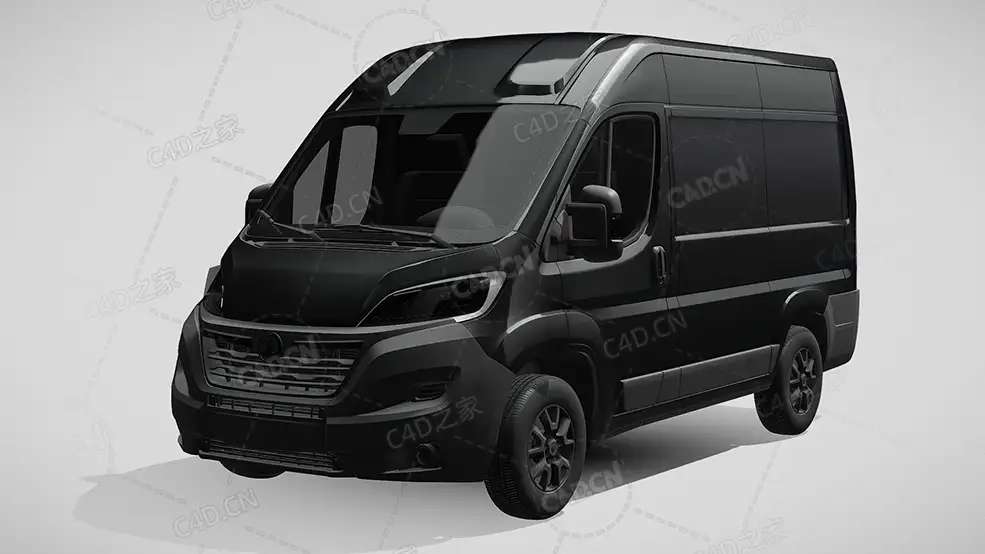 沃克斯豪尔movano封闭车厢面包车货车2022款C4D汽车模型下载 - C4D之家 - 904.jpg