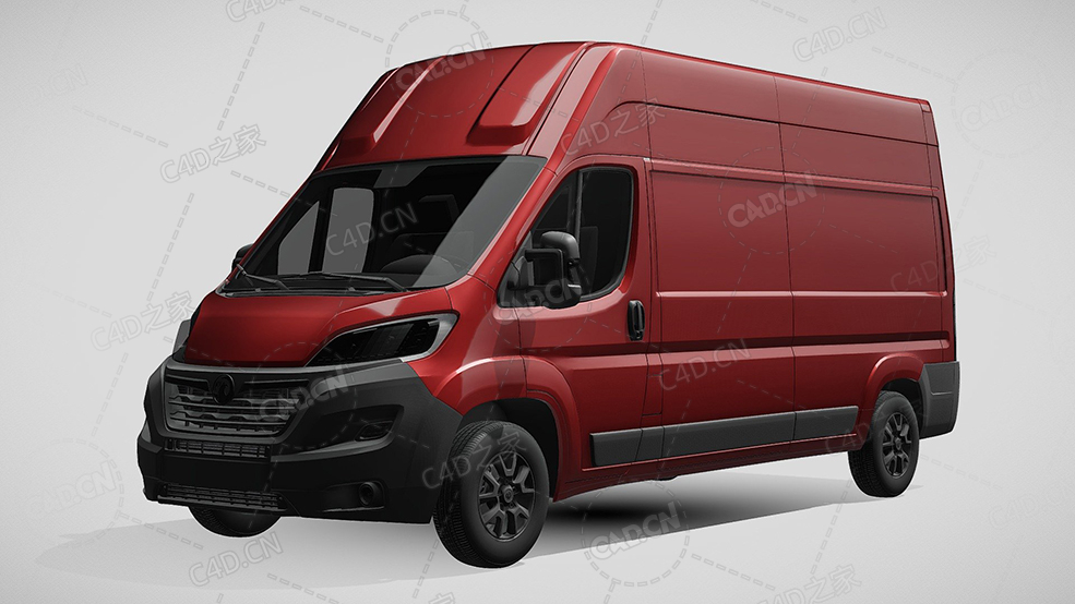 沃克斯豪尔movano封闭车厢面包车货车2022款C4D汽车模型下载 - C4D之家 - 908.jpg