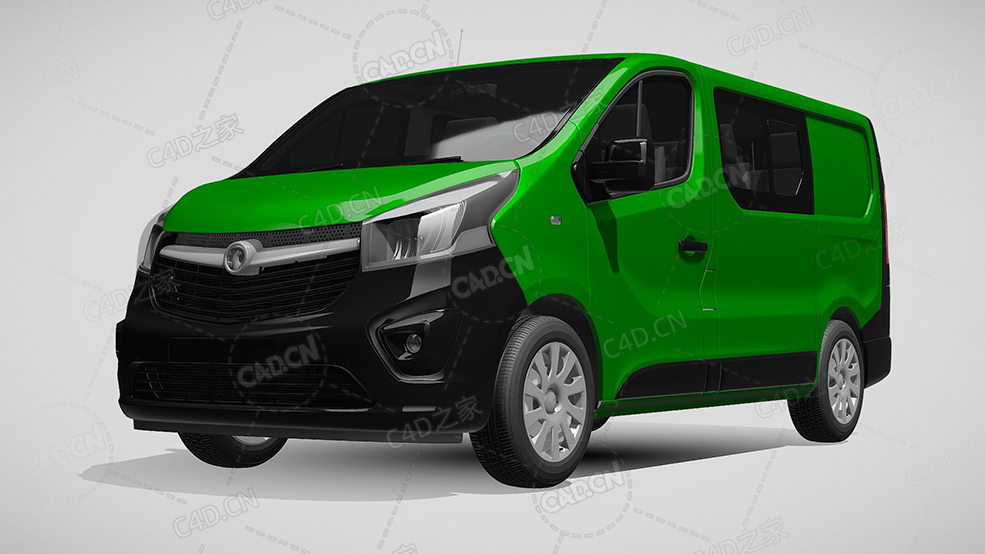 沃克斯豪尔vivaro-multivan-ecoflex封闭车厢货车运输车面包车2015款C4D汽车模型下载 - C4D之家 - 915.jpg
