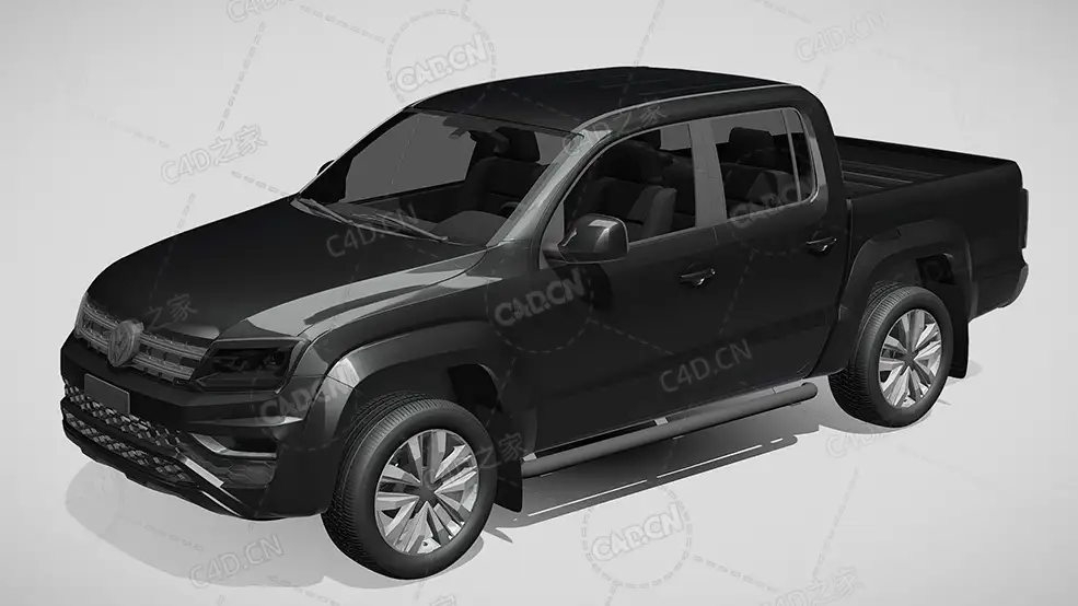 大众amarok皮卡汽车2021款C4D汽车模型下载