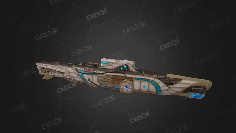 苏联海军矛隼海东青1143型航空母舰C4D模型下载Gerfalcon 3d model - C4D之家 - 128.jpg