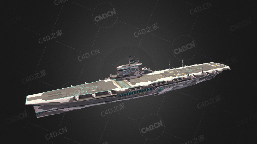 日本海军白龙驱逐舰C4D模型下载Hellcarrier 3d model - C4D之家 - 149.jpg