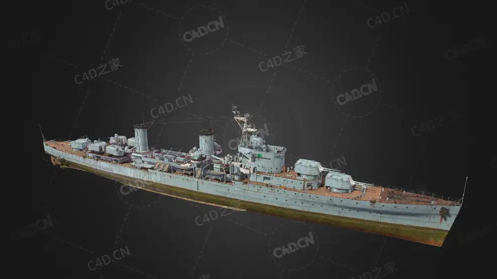 中国海军黄河号登陆舰三维模型下载Huanghe 3d model - C4D之家 - 161.jpg