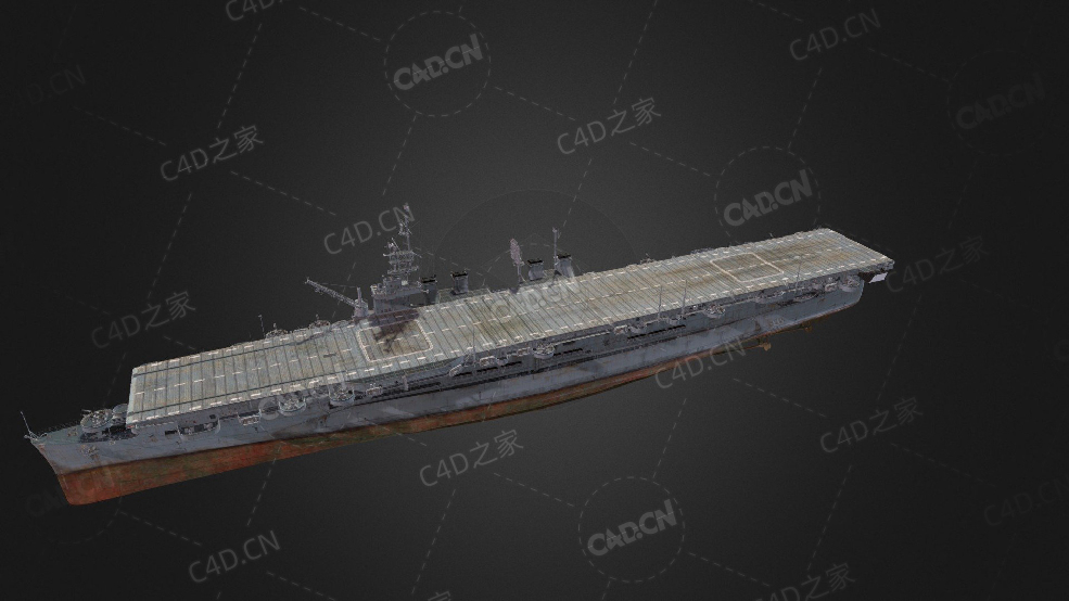 美国海军独立级濒海战斗舰美国独立号航空母舰C4D模型下载Independence 3d model - C4D之家 - 166.jpg
