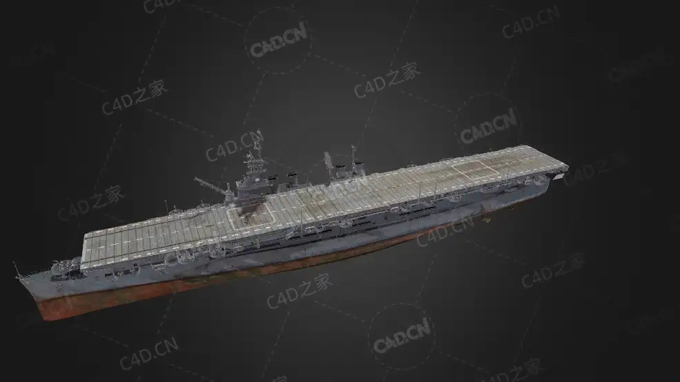 美国海军独立级濒海战斗舰美国独立号航空母舰C4D模型下载Independence 3d model - C4D之家 - 166.jpg