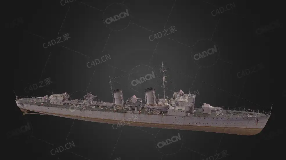 瑞典海军克拉斯霍恩号驱逐舰C4D模型下载Klas Horn 3d model - C4D之家 - 201.jpg