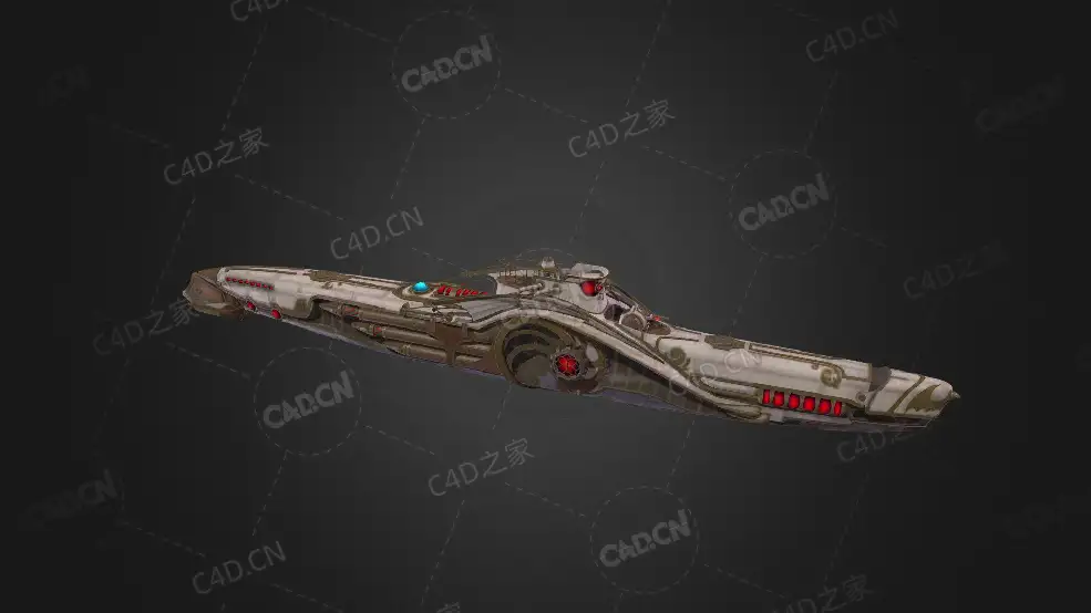 俄罗斯海军克罗哈装甲潜艇C4D模型下载Kroha 3d model - C4D之家 - 210.jpg