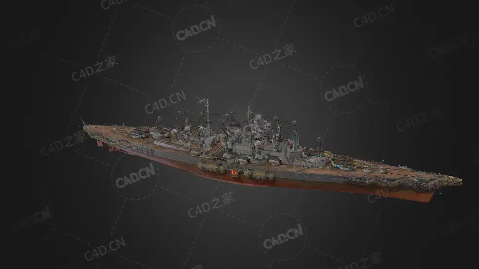 德国海军提尔皮茨主力舰C4D模型下载Magnu S 3d model - C4D之家 - 232.jpg