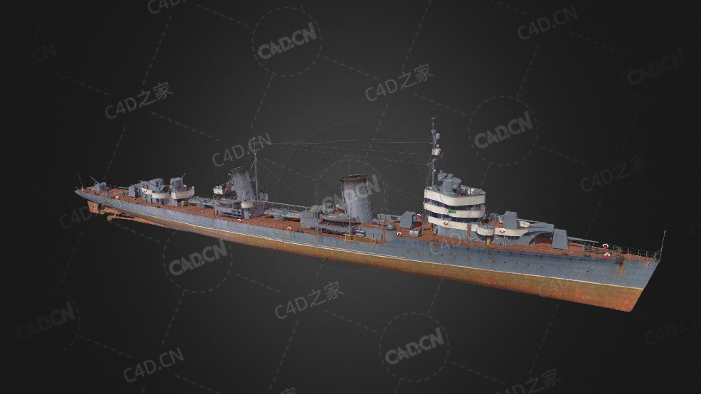 苏联海军明斯克号航空母舰C4D模型下载Minsk 3d model - C4D之家 - 246.jpg