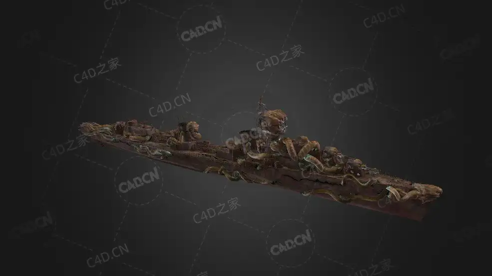 苏联海军基辅级航空母舰C4D模型下载Razorworm 3d model - C4D之家 - 305.jpg