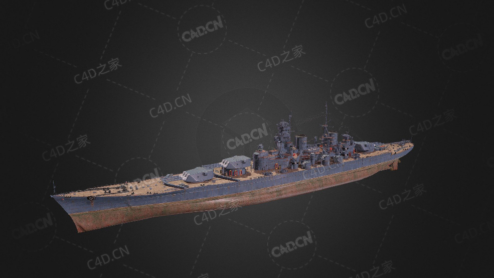 俄罗斯海军联盟号战列舰C4D模型下载S Soyuz 3d model - C4D之家 - 313.jpg