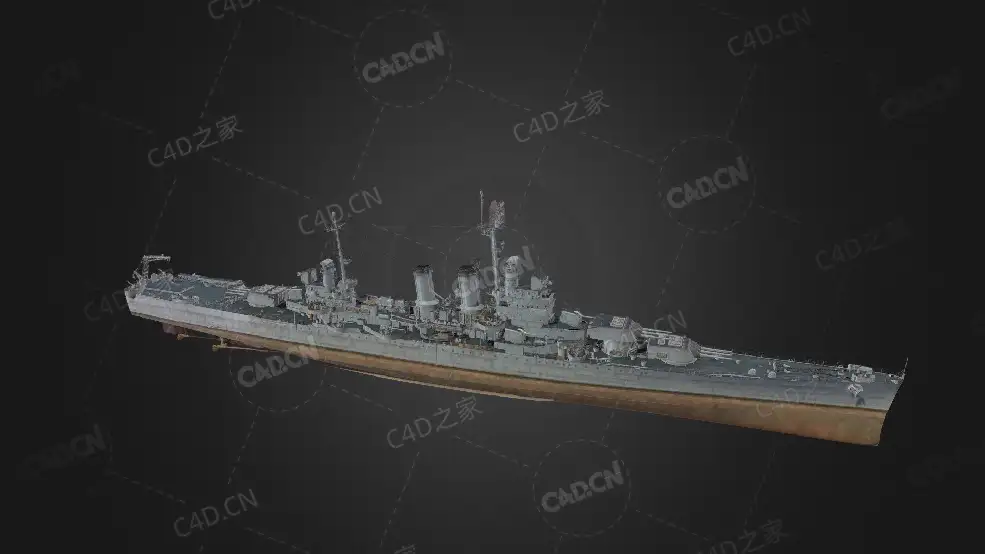 美国海军威奇塔级补给舰C4D模型下载Wichita 3d model - C4D之家 - 380.jpg