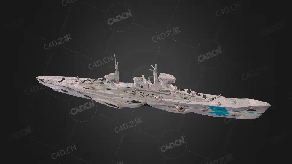 扎亚号科幻舰船C4D模型下载Zaya 3d model - C4D之家 - 397.jpg
