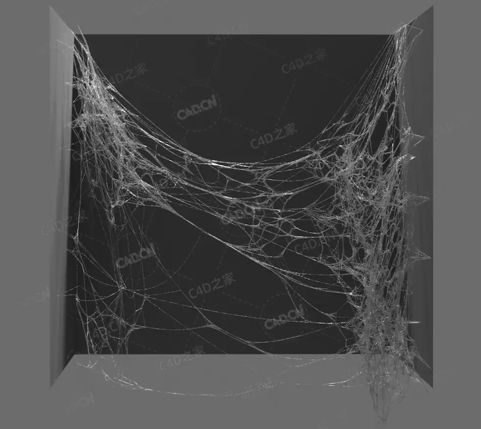 70+个蜘蛛网3D模型合集Cobwebs 3D models - C4D之家 - 4.jpg