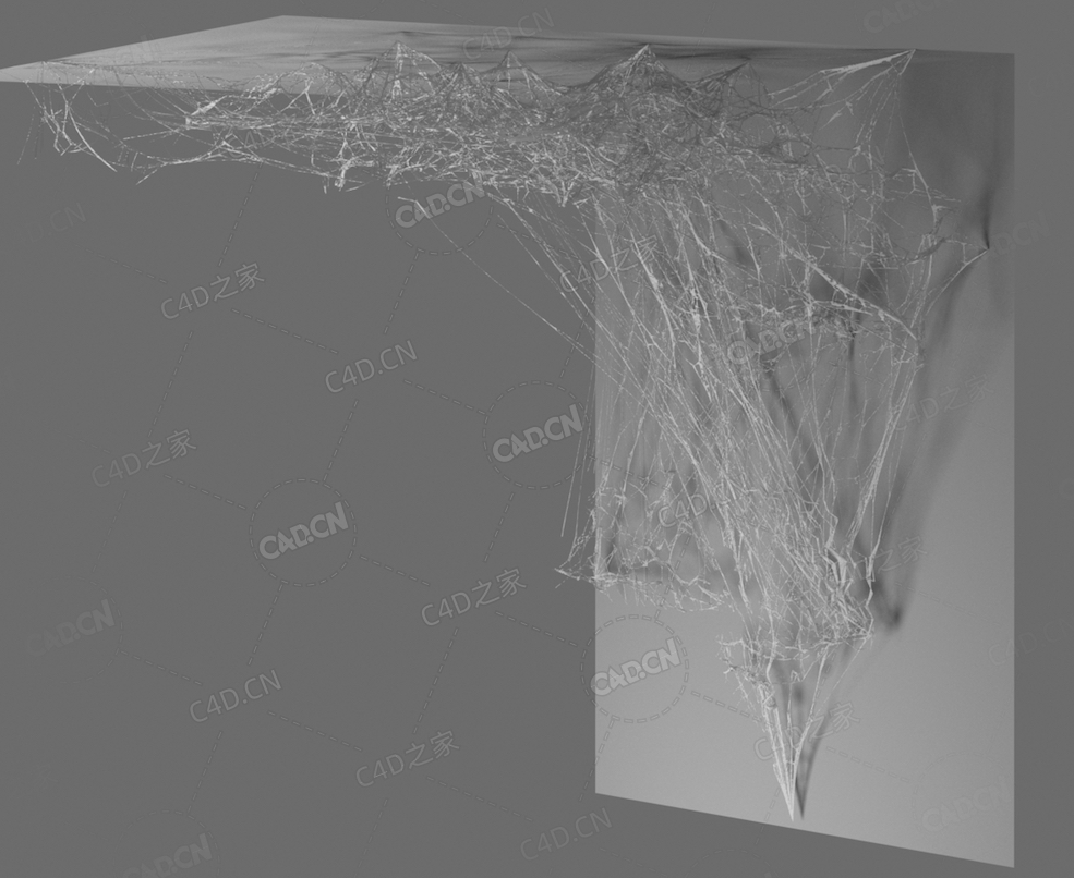 70+个蜘蛛网3D模型合集Cobwebs 3D models - C4D之家 - 6.jpg
