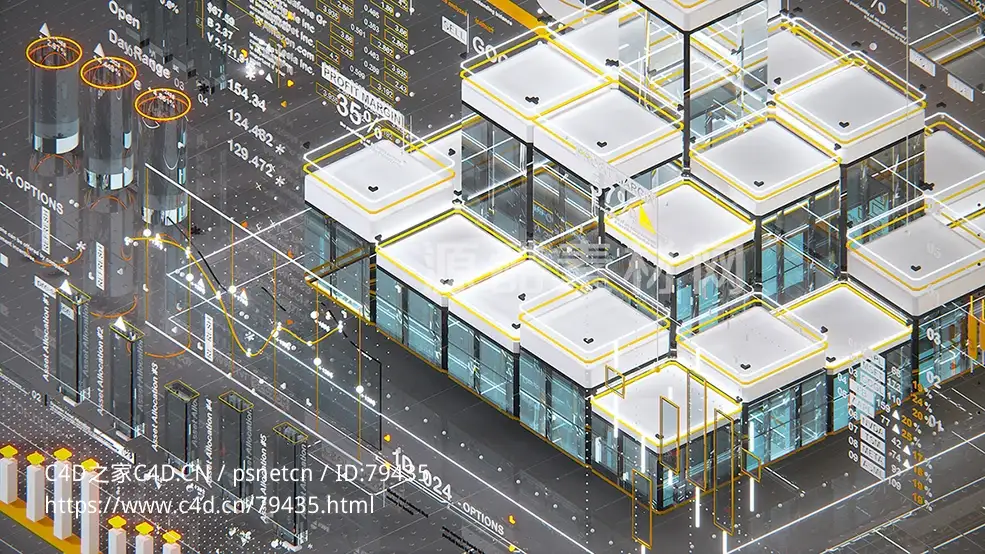 C4D数据可视化动画信息图形元素预设 Infographic Pack for Ciname4D - C4D之家 - 1667925075-7c83b336f72177f.jpg