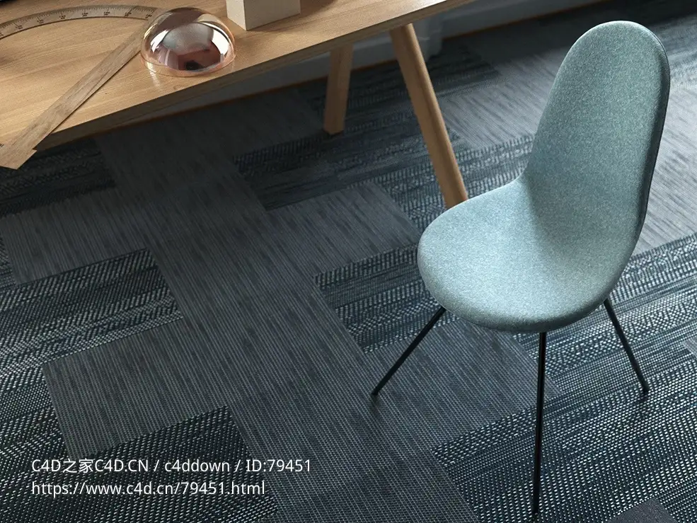 现代室内欧式风格书房环境C4D模型 - C4D之家 - 1667033224-3143a9124db4289.jpg