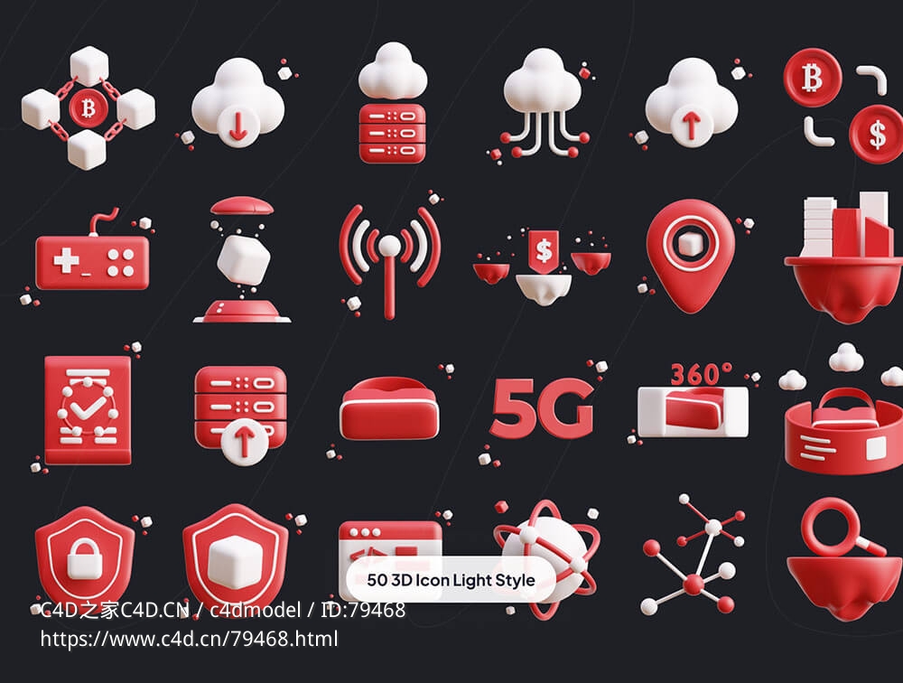 25个元宇宙数字资产三维卡通图标模型Metaverse 3D Icon Set - C4D之家 - 1666576735-7db62e1521f8893.jpg
