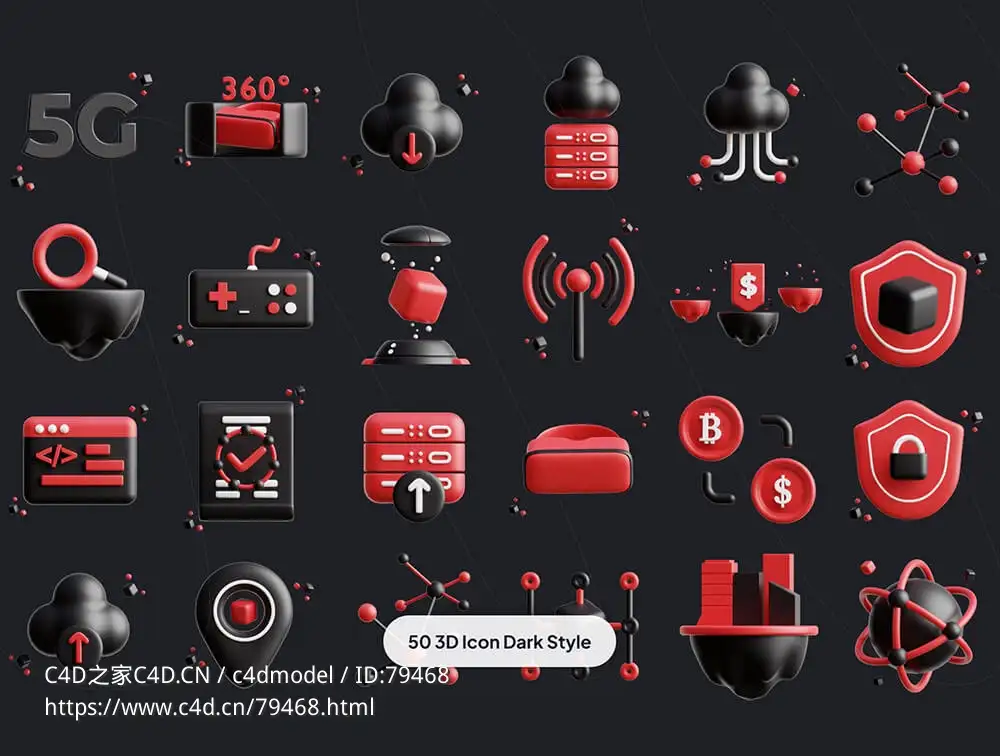 25个元宇宙数字资产三维卡通图标模型Metaverse 3D Icon Set - C4D之家 - 1666576734-1eb8c1dc51ed3b1.jpg