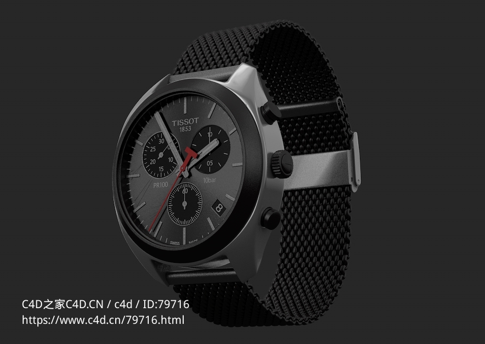 天梭手表Tissot - C4D之家 - C4D.jpg