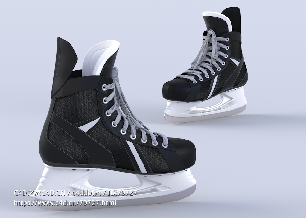 溜冰鞋Ice Skate - C4D之家 - c4d.jpg