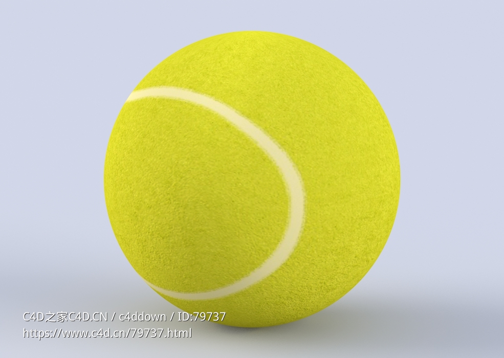 网球Tennis Ball - C4D之家 - c4d.jpg