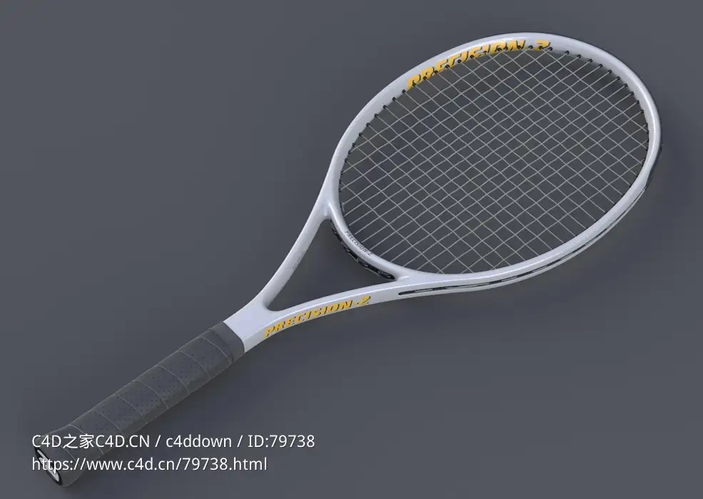 网球拍Tennis Racket - C4D之家 - c4d.jpg