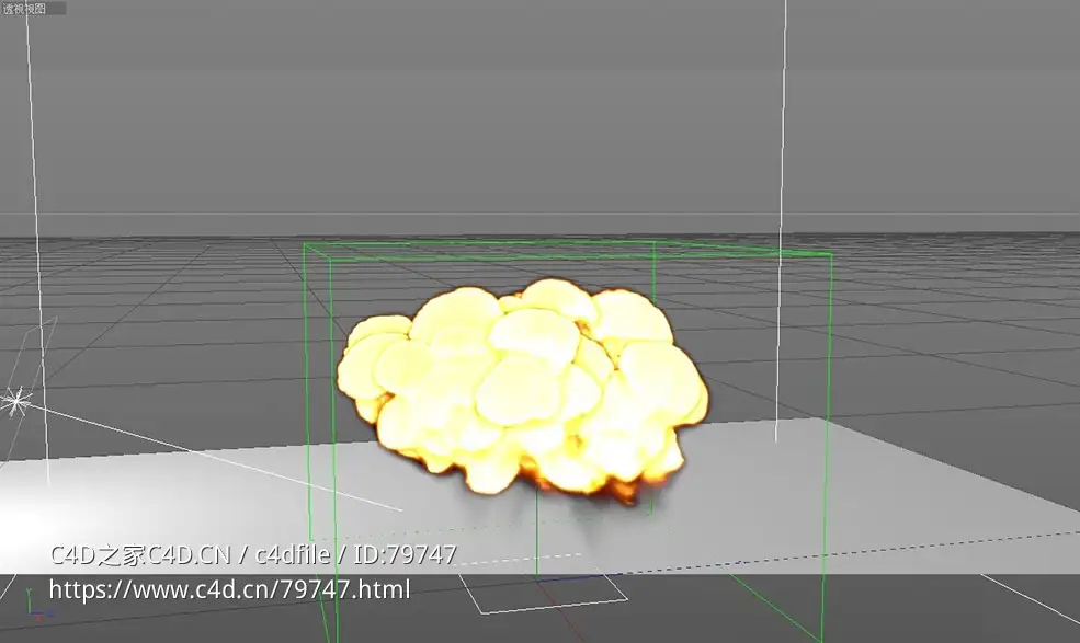 C4D TurbulenceFD爆炸动画工程