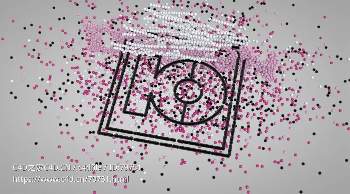 粒子球LOGO动画工程