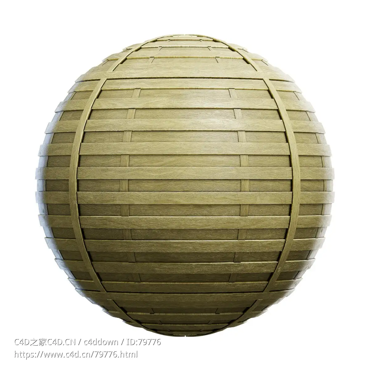 木箱木板贴图素材Wooden Fence PBR Texture