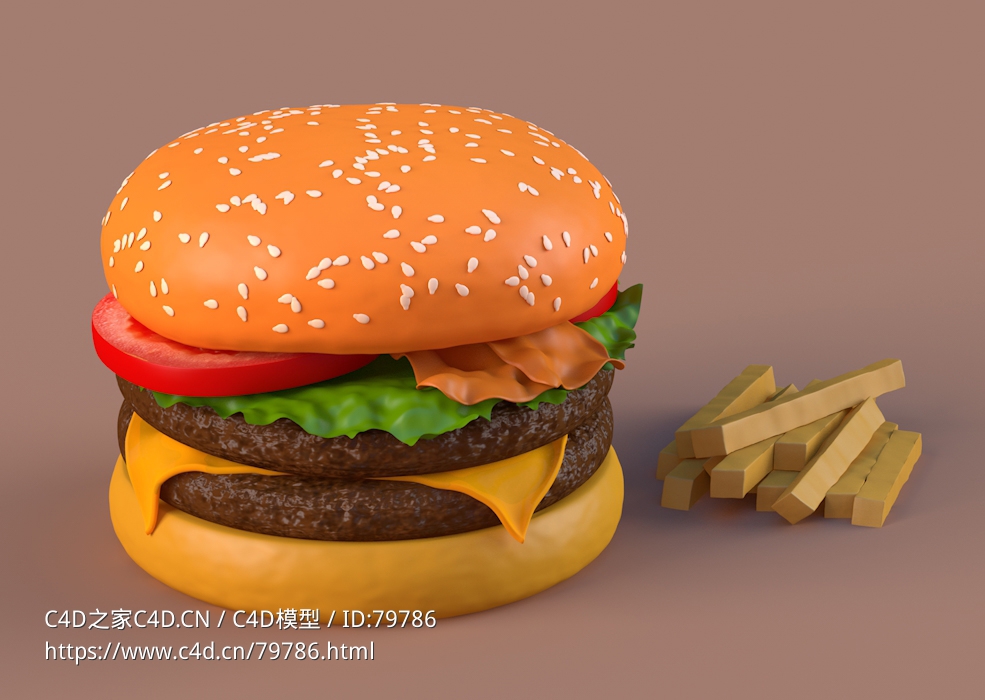 快餐汉堡包burger merged