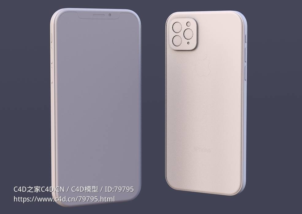 苹果手机iphone 12 - C4D之家 - C4D.jpg