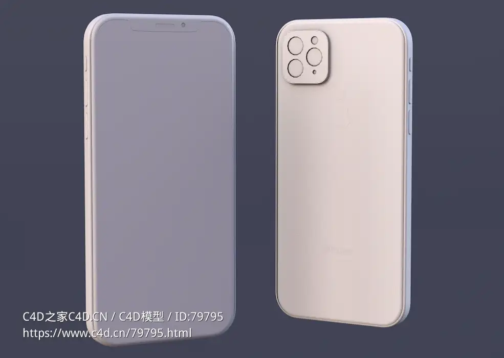 苹果手机iphone 12 - C4D之家 - C4D.jpg