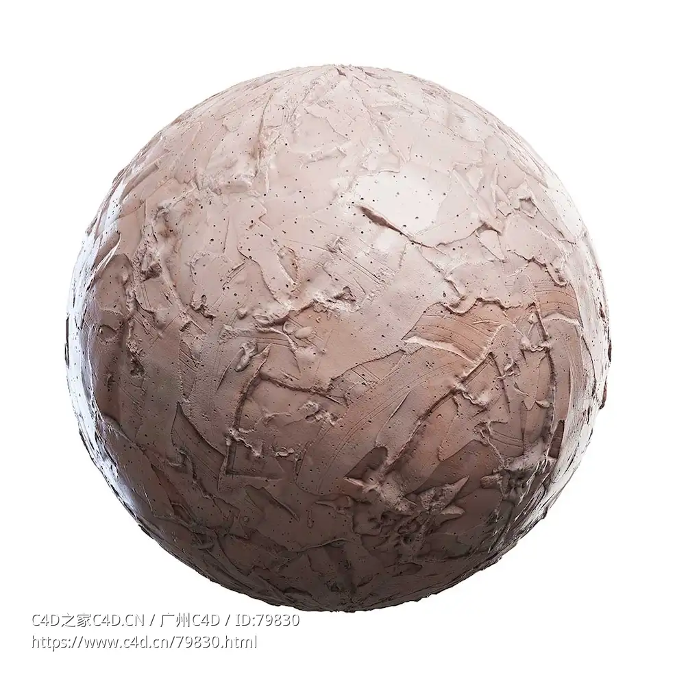 雕刻粘土墙面贴图素材beige sculpting clay