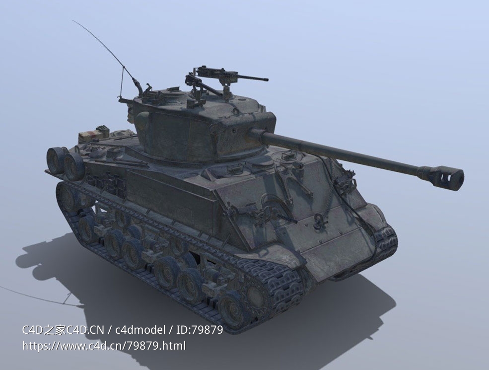 美国雷电7号坦克霹雳7号M4A3E8 Thunderbolt VII