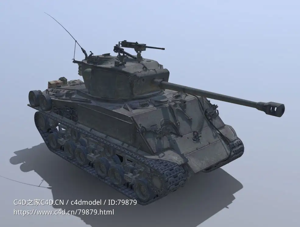 美国雷电7号坦克霹雳7号M4A3E8 Thunderbolt VII