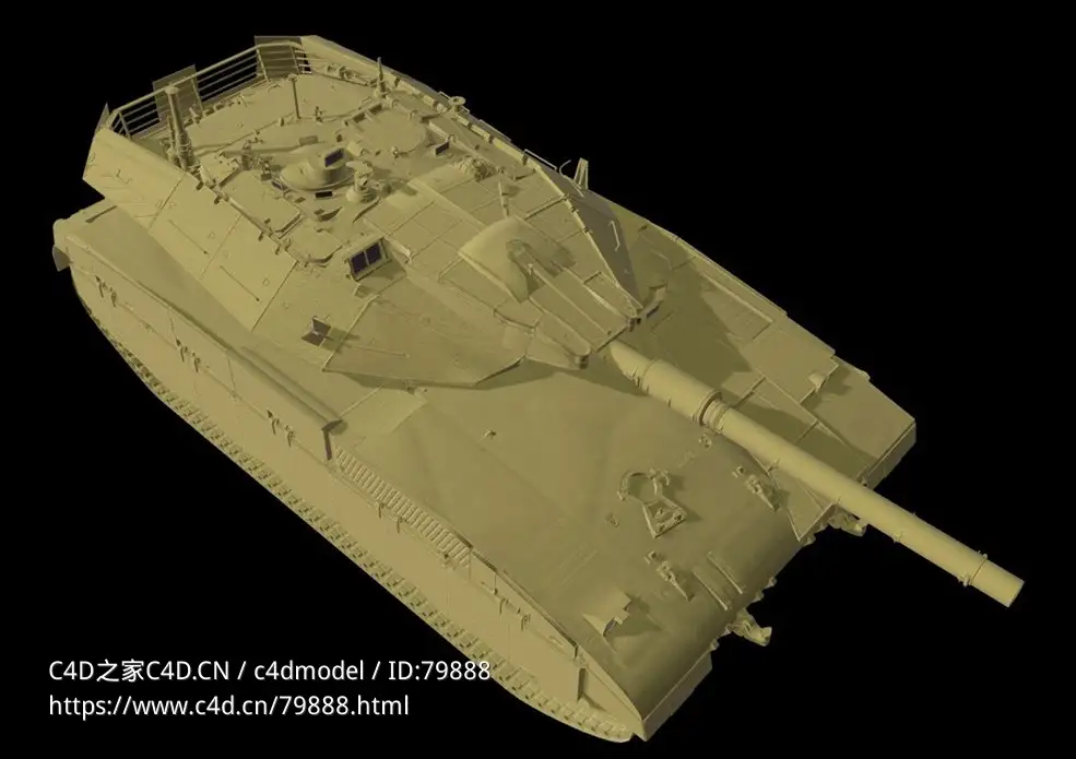 以色列梅卡瓦主战坦克Merkava Mk 2D