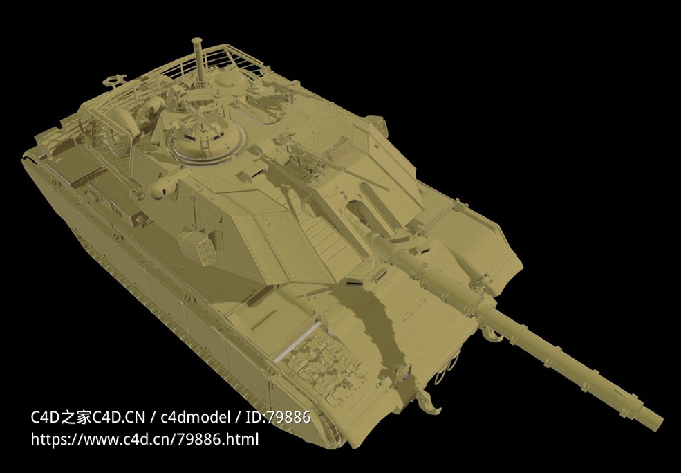 以色列马加奇7C主战坦克Magach 7C - C4D之家 - 45.jpg