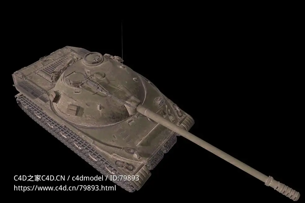 苏联279工程重型坦克Object 279 Early - C4D之家 - 52.jpg