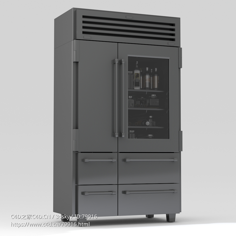 冰箱冷藏 - C4D之家 - 002.png